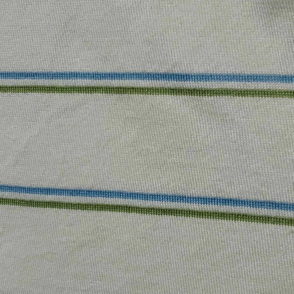 4/$10 Fairway & Greene Mens White Stripped T-Shirt |Size: XL - Picture 3 of 5